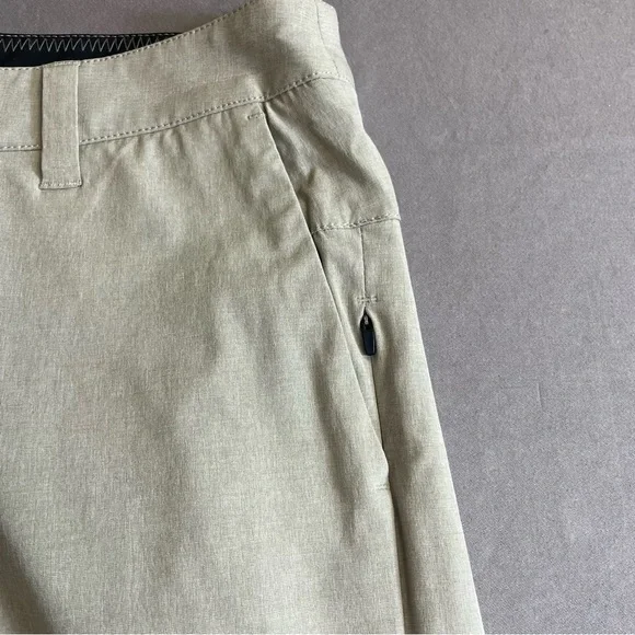Vuori Aim khaki golf & travel pants for men 36 - Picture 6 of 12